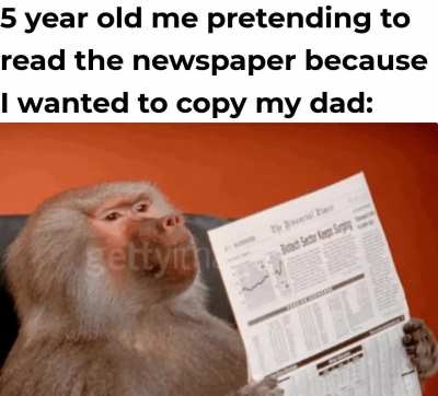 I could barely read