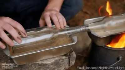How to distill water using simple and easy to find items.