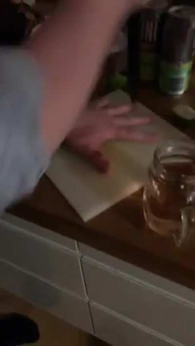 Talk about a good way to loose a finger....