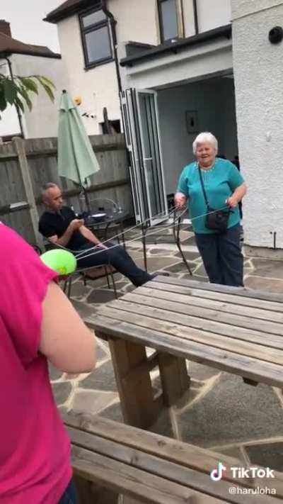 They had to do granny like that