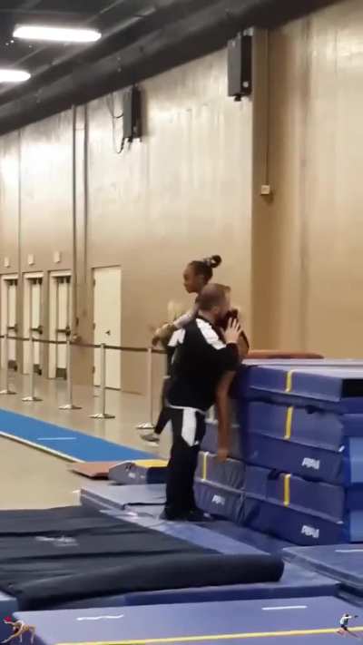 Gymnastic coaches for the win.