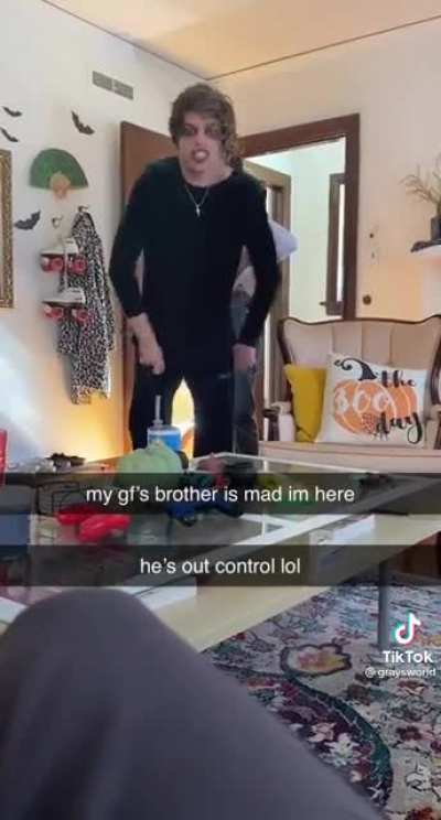 He was trying so hard not to laugh
