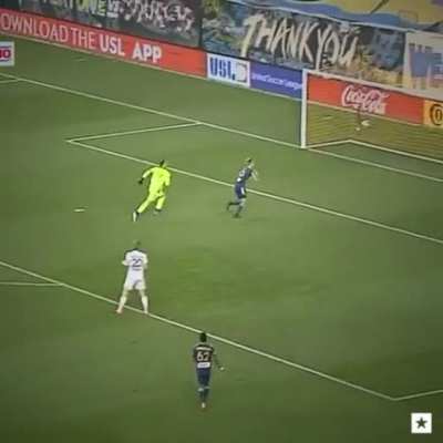 Goalkeeper should have thrown the ball a little better