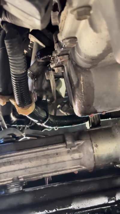 Coolant leaking beneath engine - 2007 Toyota 4Runner v8 4.7L