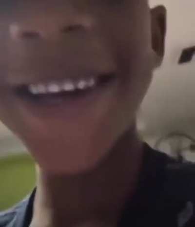 Kid plays a funny prank on his brother