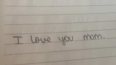 How's my handwriting?