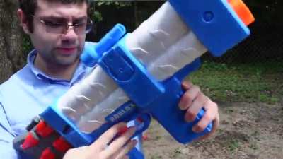 Playing with toy guns