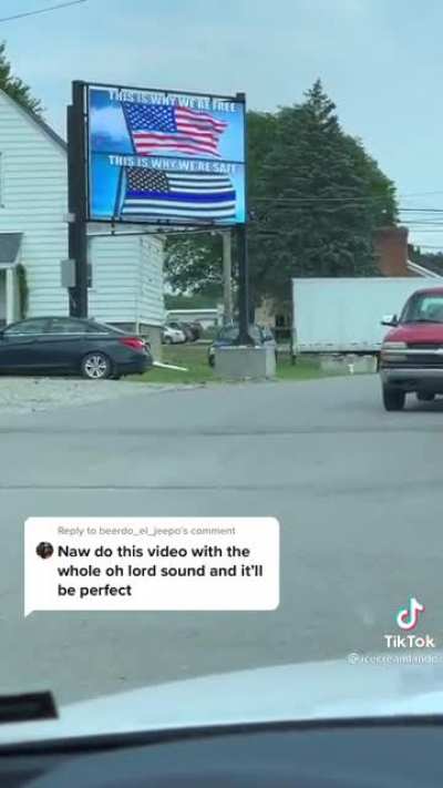 As someone from the city, I'm more amused by how small the billboard is