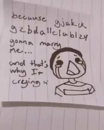 Why are you crying?
