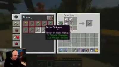 “And I’m gonna make some iron axes”