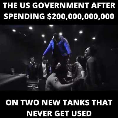 Tfw you spend trillions of dollars in military hardware to own the libs