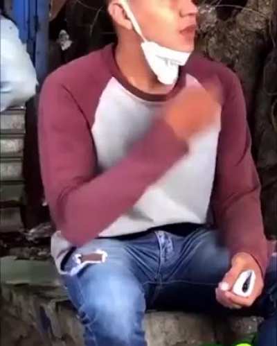 Proper wearing of mask