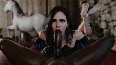 Yennefer sucking dick (Pewposterous)