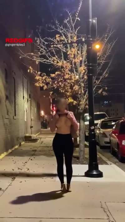 Love flashing when I am out and about