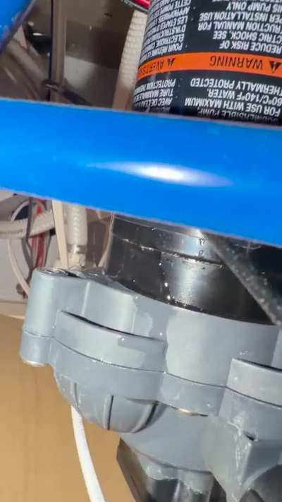 Leak near water pump on newly bought trailer