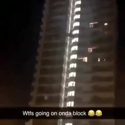 When you exit the roof of your office but didn’t spawn a helicopter
