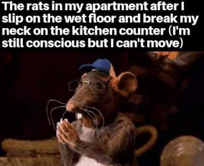 Devoured by vermin