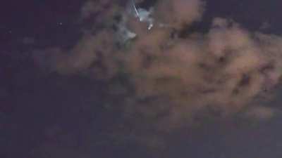 Falling meteor