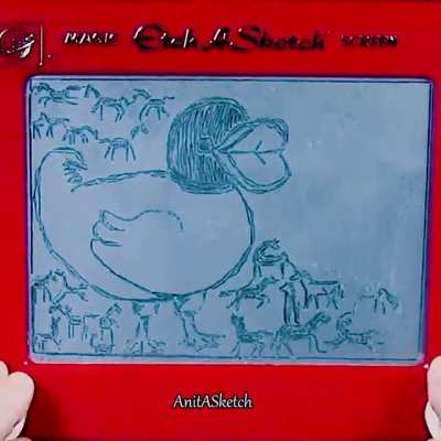 For some reason Reddit told me this was an important problem I needed to solve with my Etch a Sketch