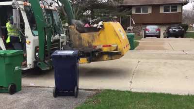 Just Pickin' Up Trash In The Burbs...