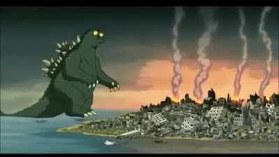 Godzilla ataca el conurbano