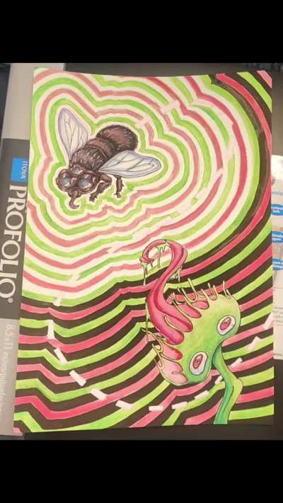 Inktober Day One: Fly