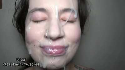 She hate nut on her face and I nut excessively
