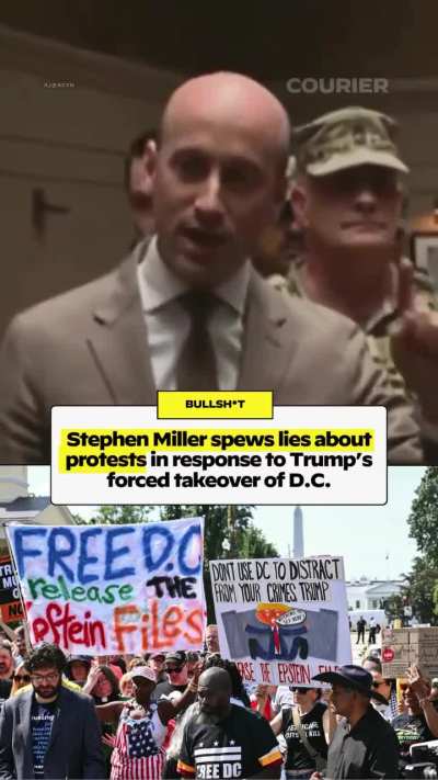 Stephen Miller calls protestors 