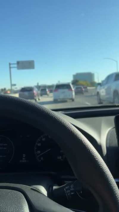Stuck in traffic, decided to enlighten everyone around