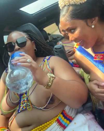 In a car 🔥🔥