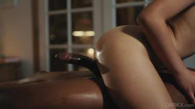 Elle Voneva having passionate sensual interracial sex with Rob Piper