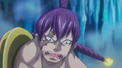 Cracker vs Van Augur and Kuzan in the anime. 