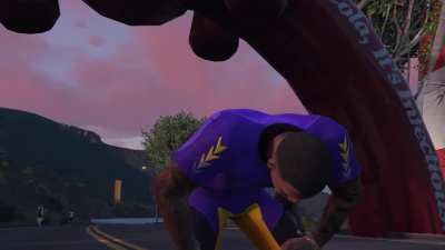 Completed the 30 min triathlon in GTAV yesterday, 27 minutes of clicking :)