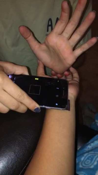 She didn’t believe the iPhone Sharpie shock was real