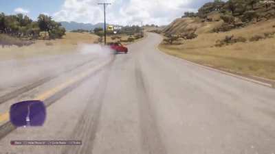 Was using drone to try and find a barn find, instead found a dude rippin' it.