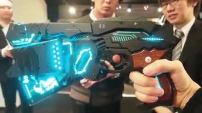 This dude built a “working” (doesn’t shoot) replica of the Dominator gun from Psycho-Pass.