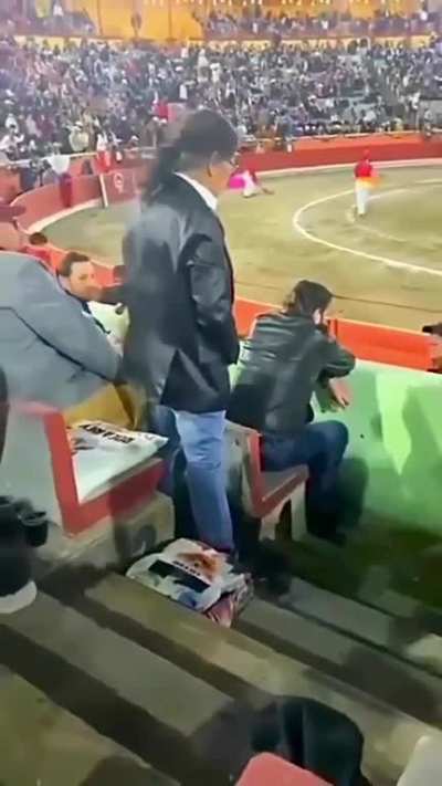 What are those guys doing in the background?
