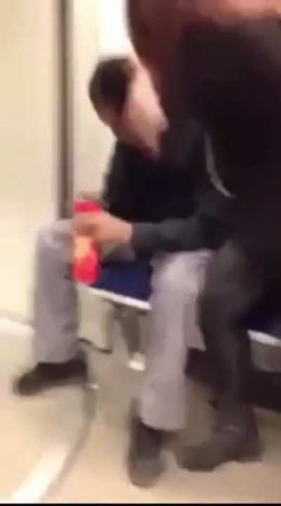 Seemingly Possessed Mentally Ill Woman Freaks Out On The Subway, Attacks Someone Whom Defends Themselves, Cops Assault The Victim