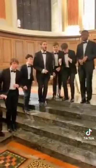 He's probably cheating on me. Me and the bois at my house: