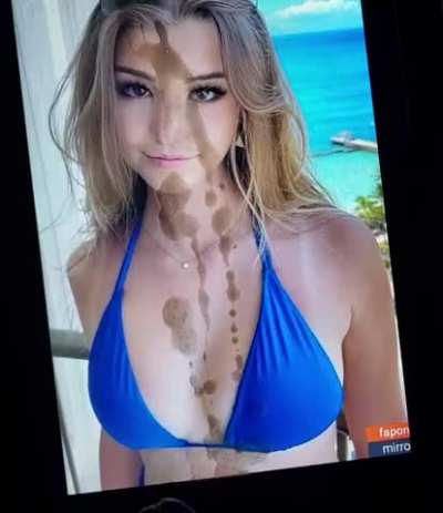 Brooke Monk cum tribute dm to request