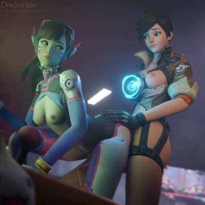 Futa D.va leaking (Dreamrider) [Overwatch]