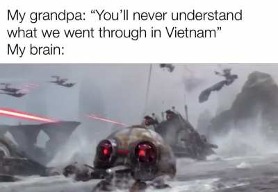 What about the flashback of the Wookies?
