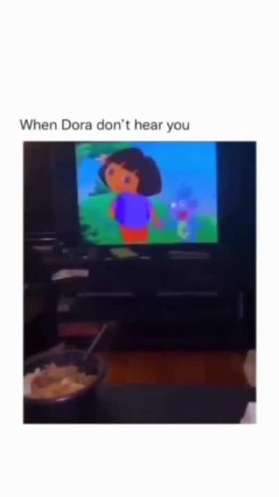 Dora and the backpack