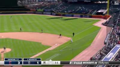 [Highlight] Zach McKinstry hits his first dong as a Tiger to cut the Cleveland lead to 1