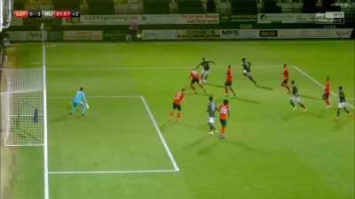 Beautiful alternate angle of Greenwood's goal.