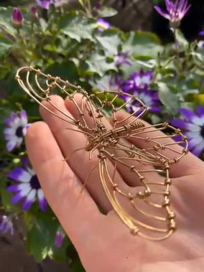 Brass Butterfly Custom Sculpture