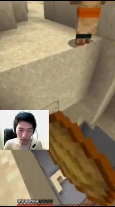 to drop a villager