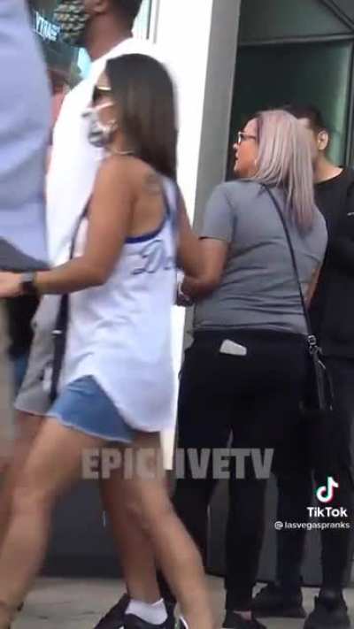 Lady goes to extreme lengths to try and steal a fake $100 bill