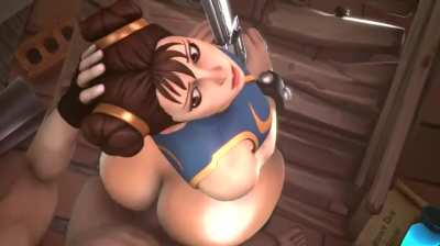 Chun-Li getting fucked (Stoned Dude) [Street Fighter]
