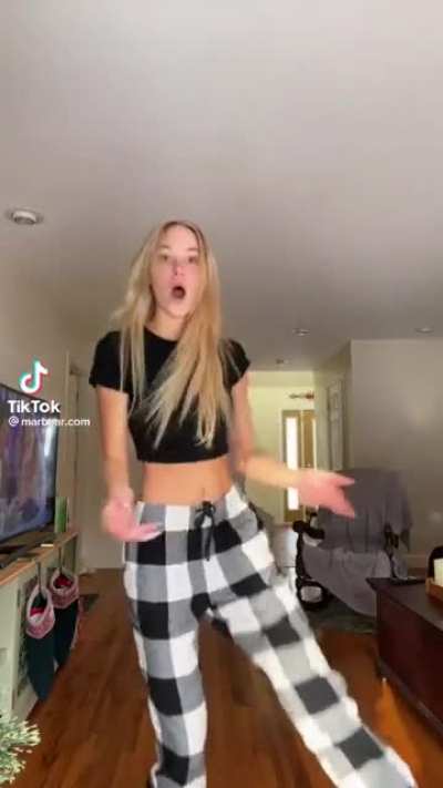 Shaking her ass